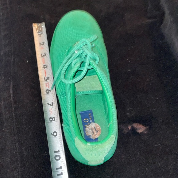 Men’s POLO RALPH LAUREN Sneakers Green Sz 11 - Picture 3 of 8